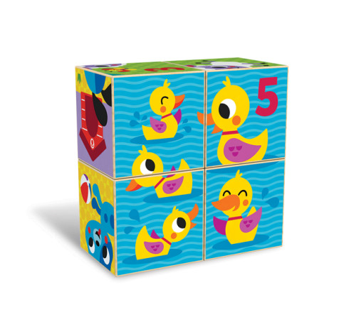 kids hits kh20/022 cuburi de lemn "ferma"