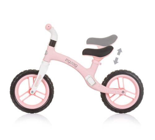 chipolino Беговел "zig zag" dikzz02405pi pink
