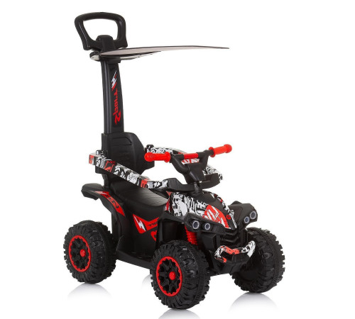 chipolino mașină cu mâner atv rocahc02306wr  alb\rosu