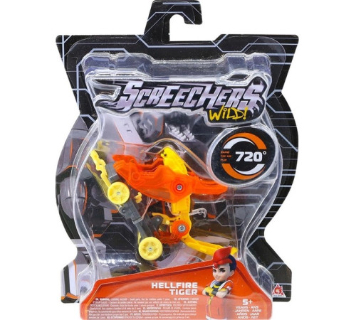 screechers wild eu685002 Машина - трансформер s4 l0 &ldquo;hellfire tiger 720&rdquo;