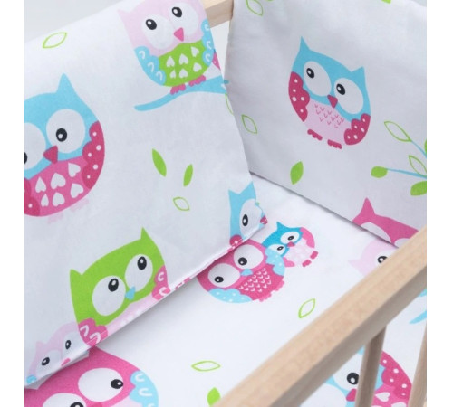 baby mix 59159 Деревянная колыбель для куклы (50 см.) 