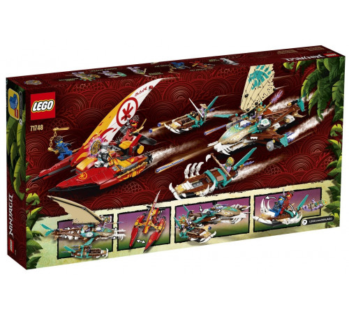 lego ninjago 71748 Конструктор "Морская битва на катамаране" (780 дет.)