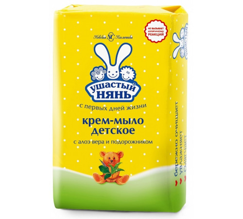  "Ушастый нянь" săpun cremă cu aloe vera și pătlină (90 g)