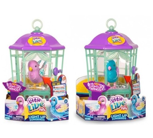Little Live Pets 28546 Интерактивная игрушка "Птичка в клетке" в асс. little live pets 28546 Интерактивная игрушка "Птичка в клетке" в асс.