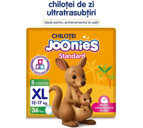  joonies standard scutece-chilotei xl (12-17 kg) 36 buc.