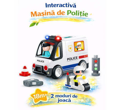 Jucării pentru Copii - Magazin Online de Jucării ieftine in Chisinau Baby-Boom in Moldova hola toys he9985 mașină de poliție