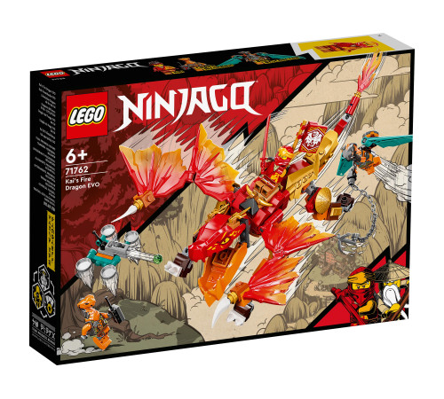  lego ninjago 71762 Конструктор "Огненный дракон ЭВО Кая" (204 дет.)