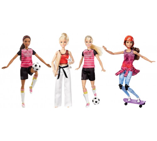 Кукла Barbie "Спортсменка" в асс.(4) DVF68 Детский магазин в Кишиневе в Молдове Кукла barbie "Спортсменка" в асс.(4) dvf68