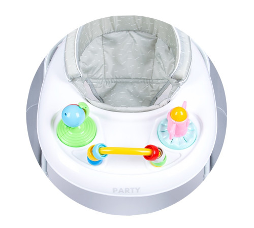 chipolino Ходунки 4-в-1 party prpa02201pl серый