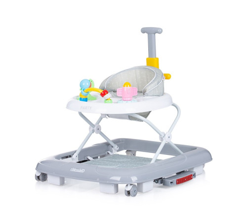 chipolino Ходунки 4-в-1 party prpa02201pl серый