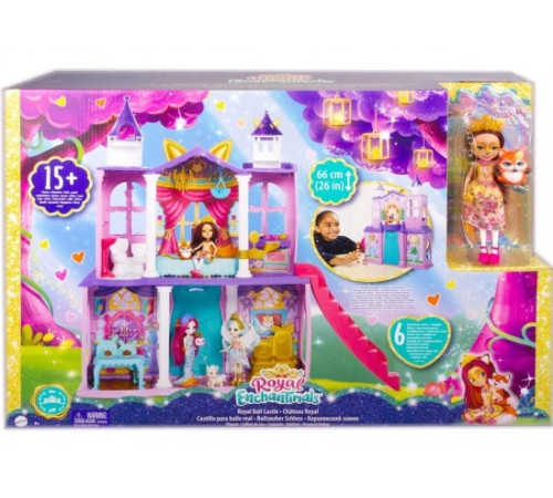 Enchantimals GYJ17 Игровой набор "Королевский замок" Детский магазин в Кишиневе в Молдове enchantimals gyj17 Игровой набор "Королевский замок"