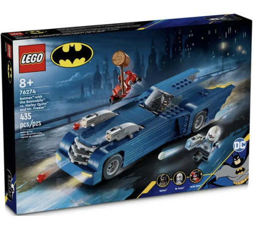 Jucării pentru Copii - Magazin Online de Jucării ieftine in Chisinau Baby-Boom in Moldova Lego Super Heroes 76274 Constructor "Batman cu Batmobilul vs Harley Quinn și Mr. Freeze" (435 el.)  lego super heroes 76274 constructor "batman cu batmobilul vs harley quinn și mr. freeze" (435 el.)