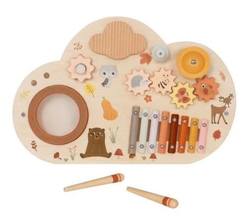  baby mix 58988 Бизиборд montessori wood "Животные"