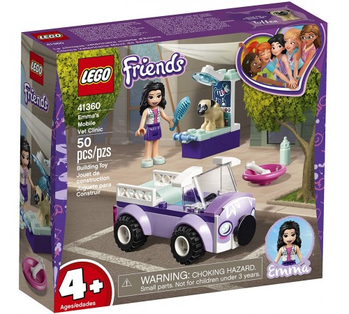 Детский магазин в Кишиневе в Молдове Lego Friends 41360 Конструктор "Передвижная ветклиника Эммы" (50 дет.) lego friends 41360 Конструктор "Передвижная ветклиника Эммы" (50 дет.)