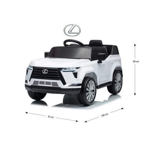 milly mally  59521 Детский электромобиль "lexus gx550" (белый)