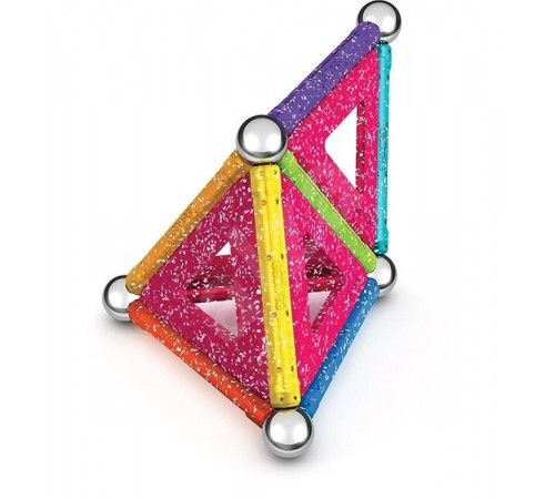 geomag 534g constructor magnetic "glitter panels recycled" (22 el.)