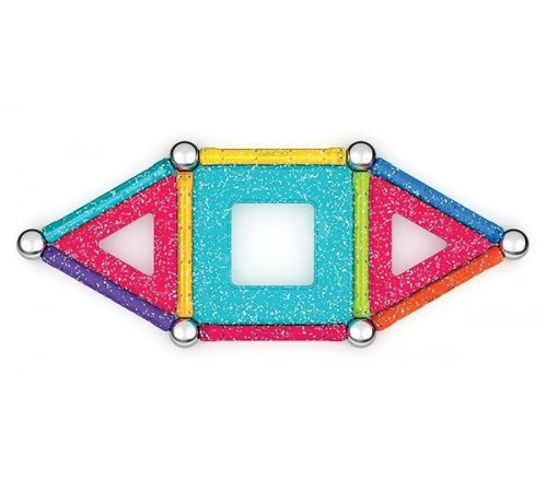 geomag 534g constructor magnetic "glitter panels recycled" (22 el.)