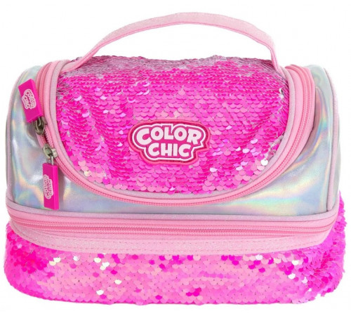  noriel int8751 Розовая сумка color chic с пайетками