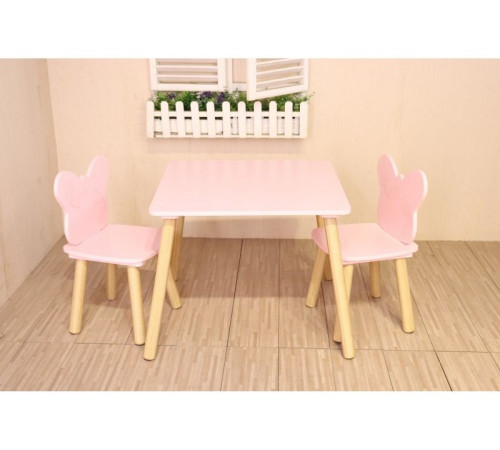 chipolino diwh02460323 masă și două scaune din mdf "fluture"