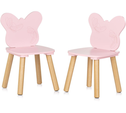 chipolino diwh02460323 masă și două scaune din mdf "fluture"