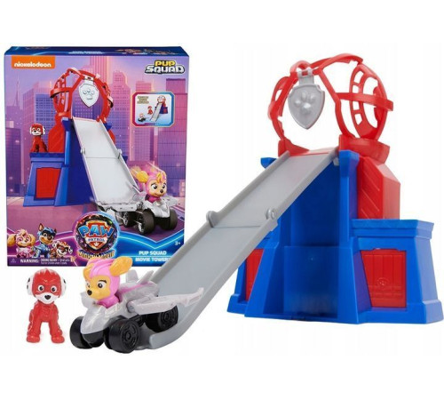 spin master 6066420 set de joc "paw patrol, movie tower"
