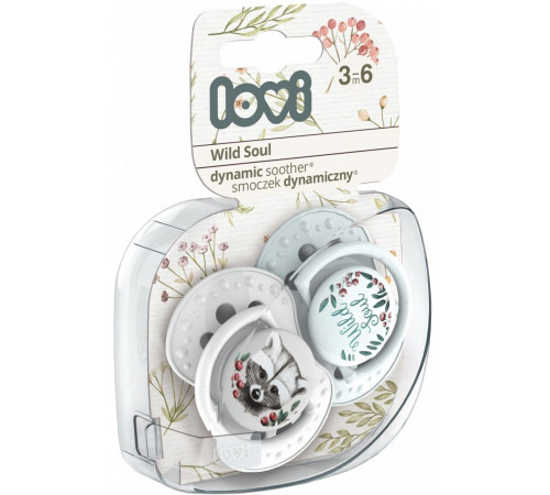 LOVI 22/883boy Suzeta dinamica din silicon "Wild Soul" (3-6 m.) 2 buc.  lovi 22/883boy suzeta dinamica din silicon "wild soul" (3-6 m.) 2 buc.