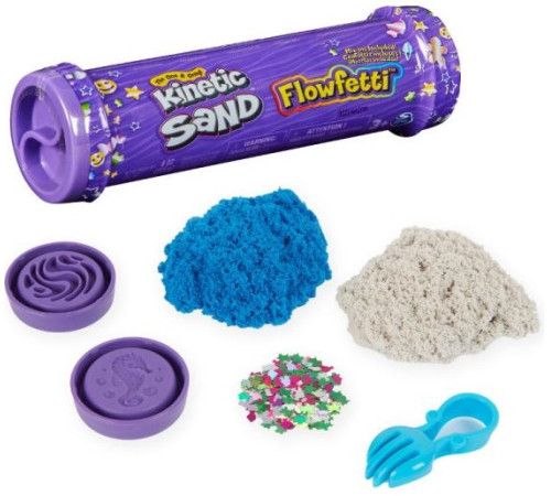 kinetic sand 6066739 nisip cinetic într-un tub "flowfetti"