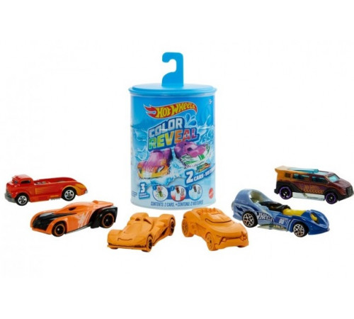 hot wheels gyp13 un set de 2 mașini din seria "transformarea culorii" (în sort.)