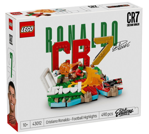  lego editions 43012 constructor "cristiano ronaldo &ndash; momente importante din fotbal" ( 490 el.)