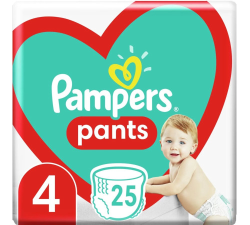 Pampers Pants 4 (9-15 кг.) 25 шт.  pampers pants 4 (9-15 кг.) 25 шт.