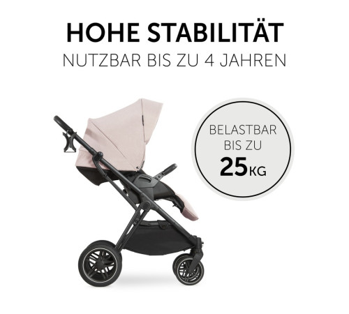 hauck cărucior 2 în 1 vision x set black melange beige