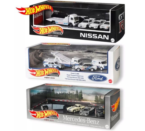 Jucării pentru Copii - Magazin Online de Jucării ieftine in Chisinau Baby-Boom in Moldova Hot Wheels GMH39 Set de colecție de 4 mașini "Premium" (in sort.)  hot wheels gmh39 set de colecție de 4 mașini "premium" (in sort.)