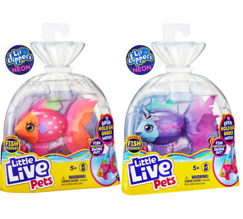  little live pets 26282 jucărie interactivă "pește" în sort.