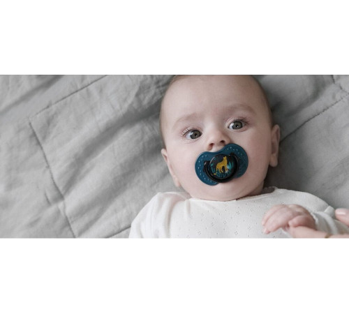 lovi 22/902boy suzeta dinamica din silicon jungle vibes (3-6 m.) 2 buc.