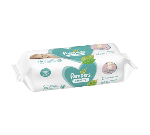 pampers Влажные салфетки sensitive (4х80) 320 шт.