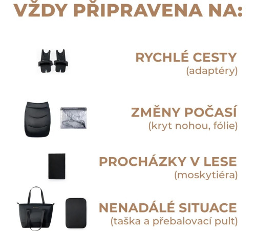 kinderkraft Коляска 2-в-1 prime2 чёрный