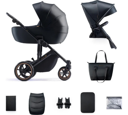 kinderkraft Коляска 2-в-1 prime2 чёрный