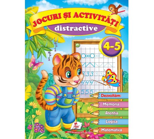  carte "jocuri si activitati distractive 4-5ani" (ro)