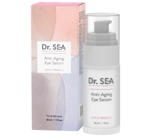  dr.sea Антивозрастная сыворотка для глаз с q10 и витамином С (30 мл) 020745