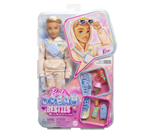 barbie jdd75 păpușă dream besties "ken"