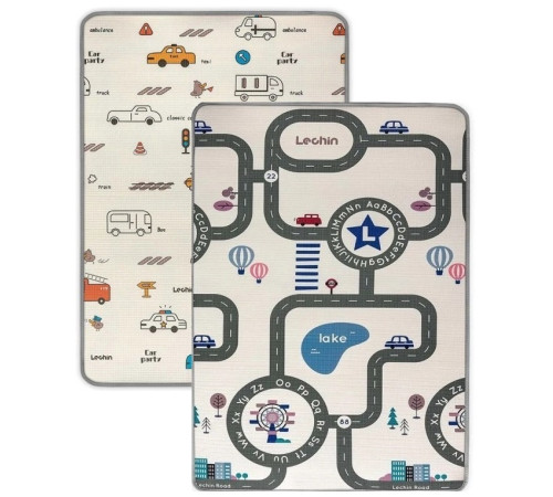 Детский&nbsp;магазин в Кишиневе в Молдове milly mally 59006 Ковер игровой двухсторонний "Транспорт"(178х200 см)