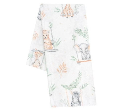  new baby 58844 Фланелевая пеленка "Зоо" (70х80 см.)