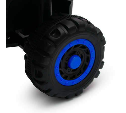 baby mix 56925 mașinuță electrică baby mix ruggy cu m&acirc;ner (albastru)