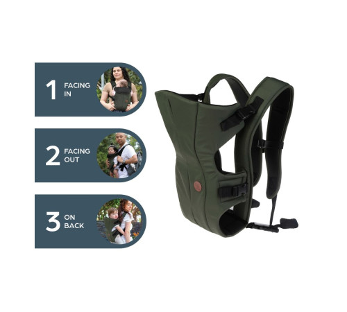dreambaby g2602 marsupiu traveller carrier (olive)