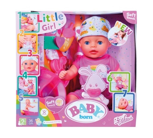 Детский магазин в Кишиневе в Молдове Zapf Creation 827321 Интерактивная кукла Baby born Милая Кроха серии "Нежные объятия" (36 см.) c аксессуарами Детский магазин в Кишиневе в Молдове zapf creation 827321 Интерактивная кукла baby born Милая Кроха серии "Нежные объятия" (36 см.) c аксессуарами