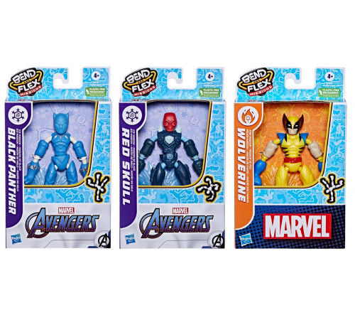 Bend And Flex F4008 Фигурки по мотивам фильма "Марвел: Мстители" в асс.  bend and flex f4008 Фигурки по мотивам фильма "Марвел: Мстители" в асс.