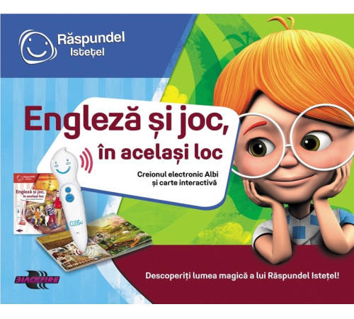 raspundel istetel 69364 set creionul electronic albi și carte “engleză și joc, în același loc”