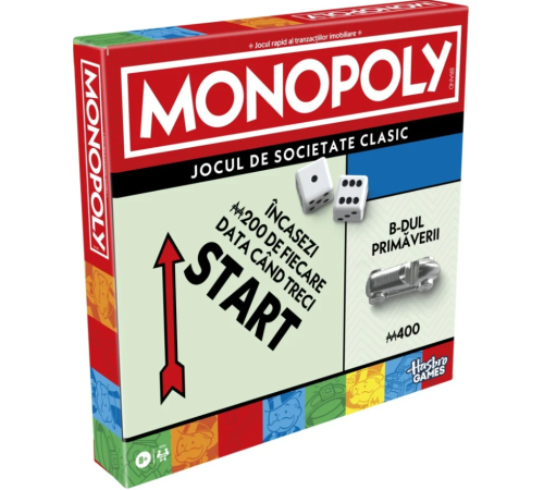 hasbro g0009 joc de societate "monopoly classic refresh" (ro)