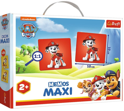 Детский магазин в Кишиневе в Молдове trefl 02264 Настольная игра "memos maxi paw patrol"