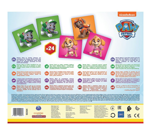 trefl 02264 joc de masa "memos maxi paw patrol"